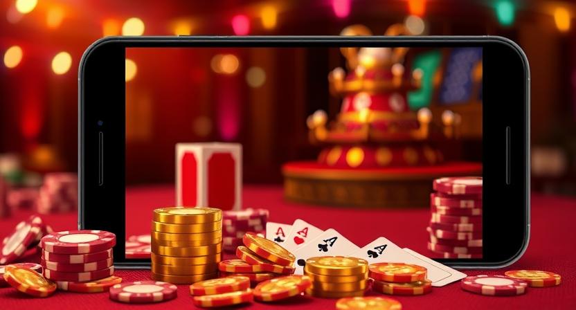 FB77 mobile casino app interface
