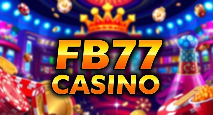 Variety of slot machines available on FB77