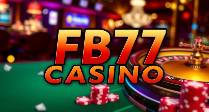 Live dealer streaming tables on FB77 casino